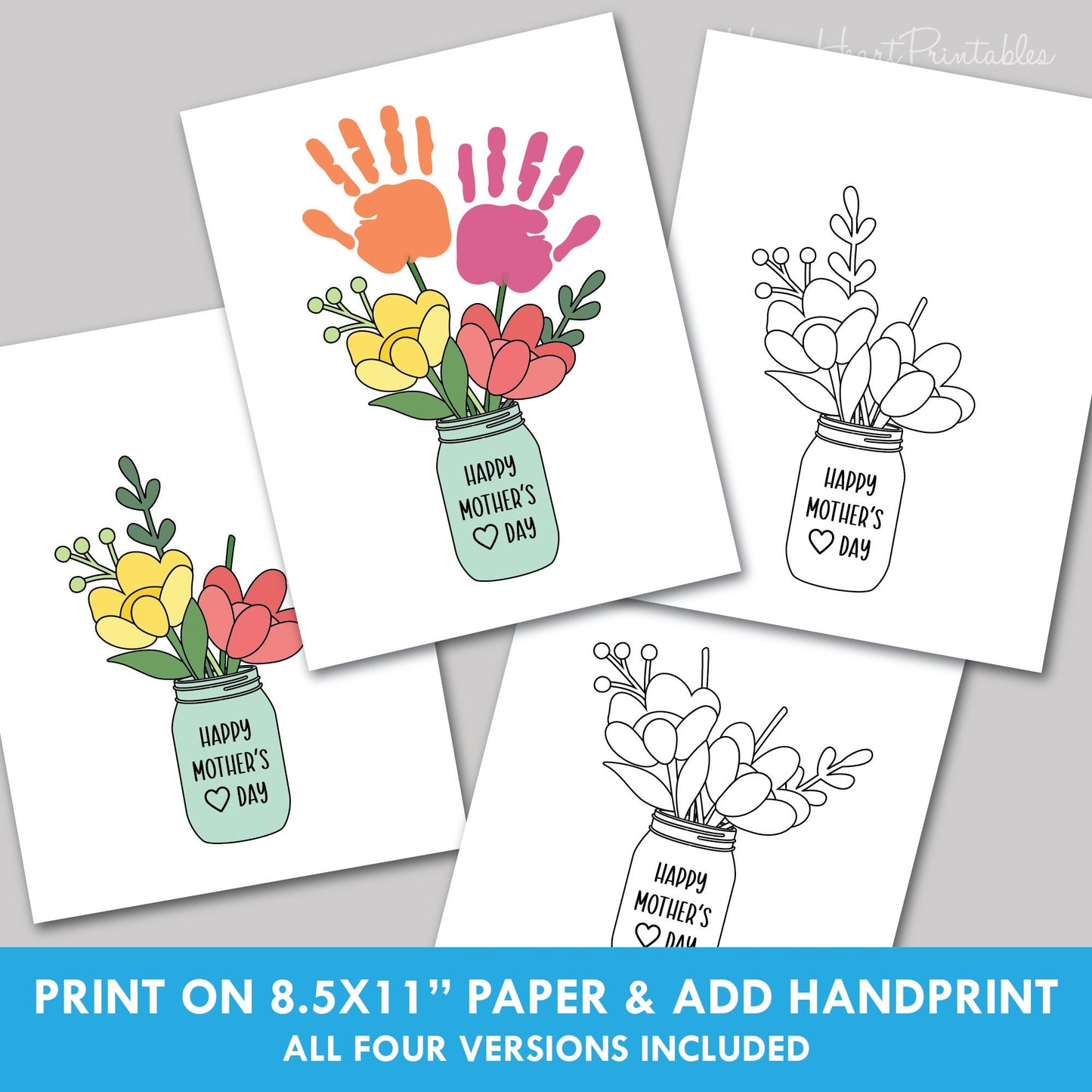Mother's Day Handprint Flower Craft