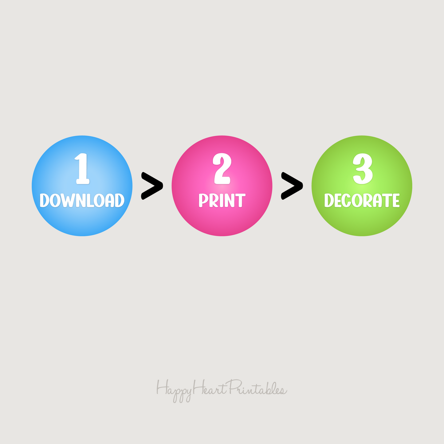 Printable BLESSINGS Acorn Banner