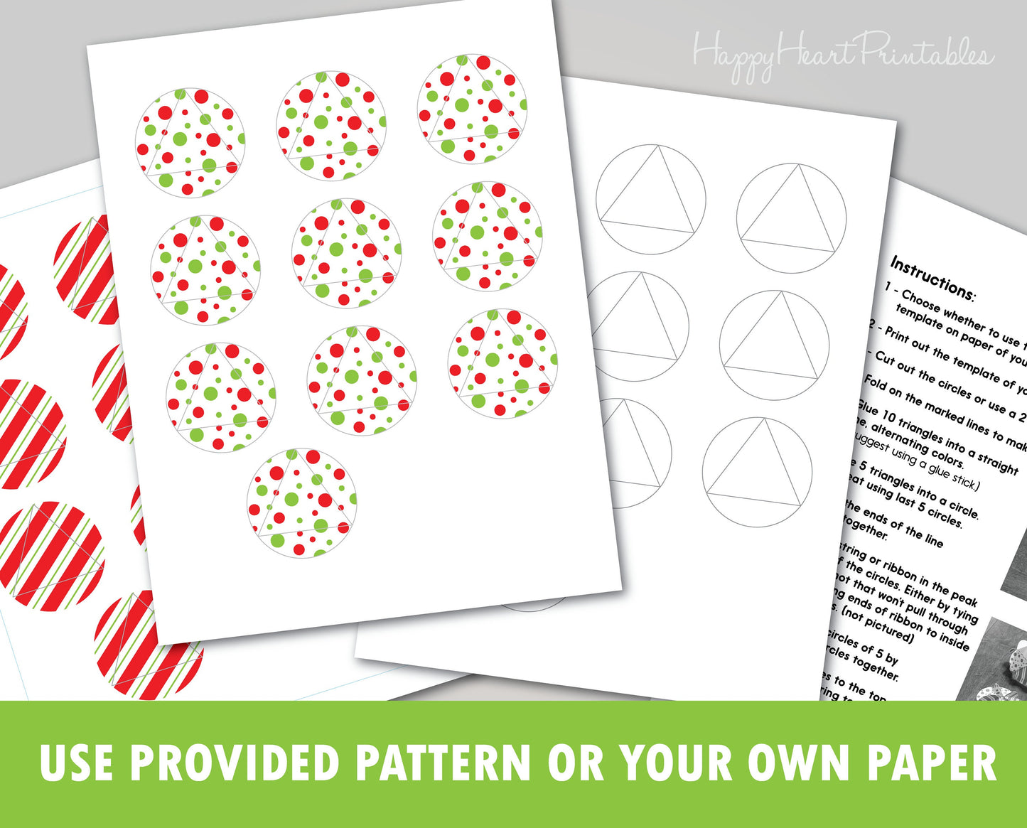 Printable Paper Christmas Ornament - DIY Christmas Ornament