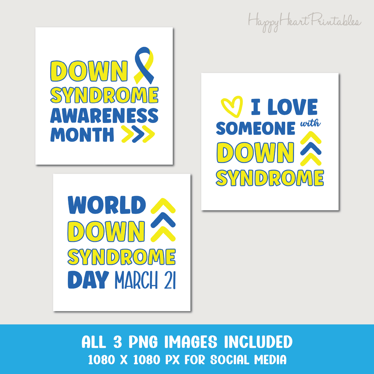 Down Syndrome Advocacy Social Media Graphics