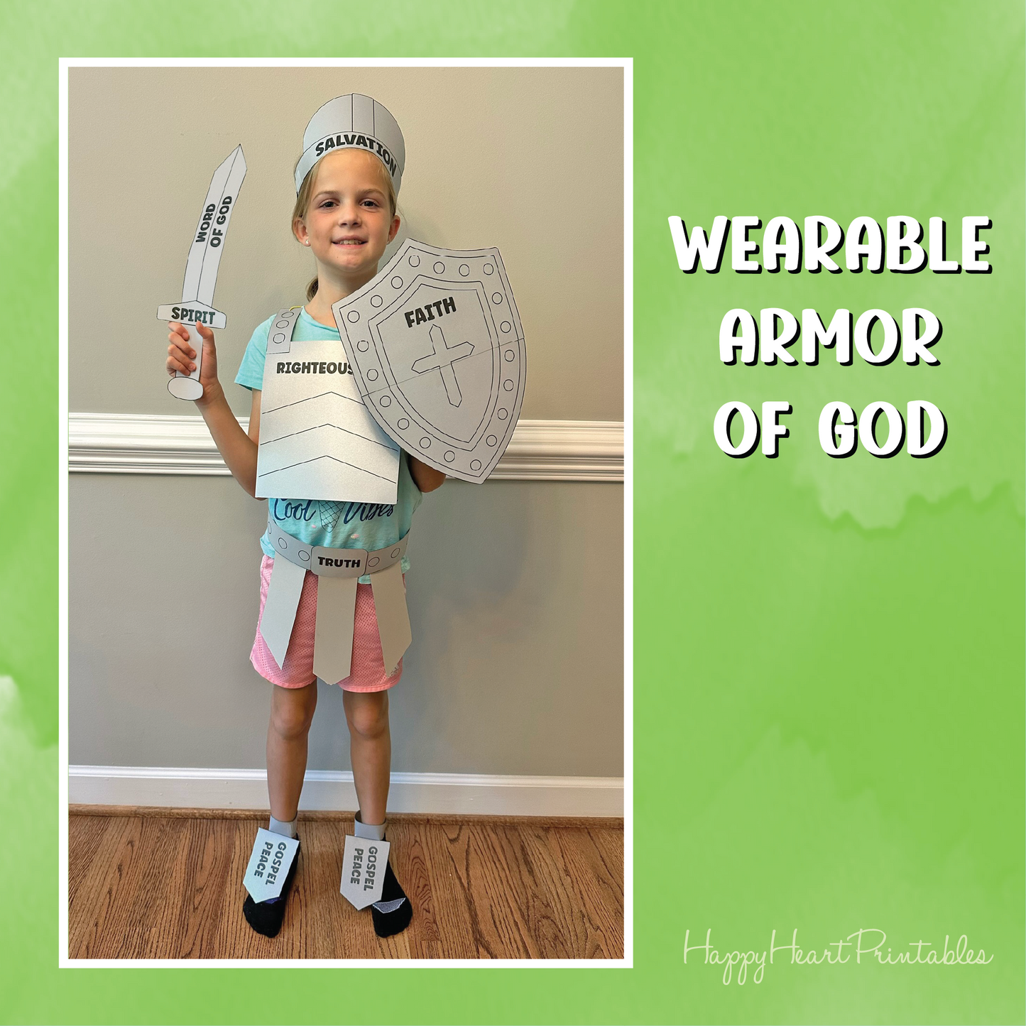 Printable Wearable Armor of God