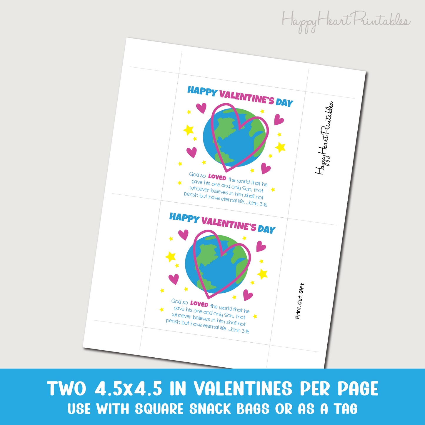 Christian Bible Verse Printable Valentines