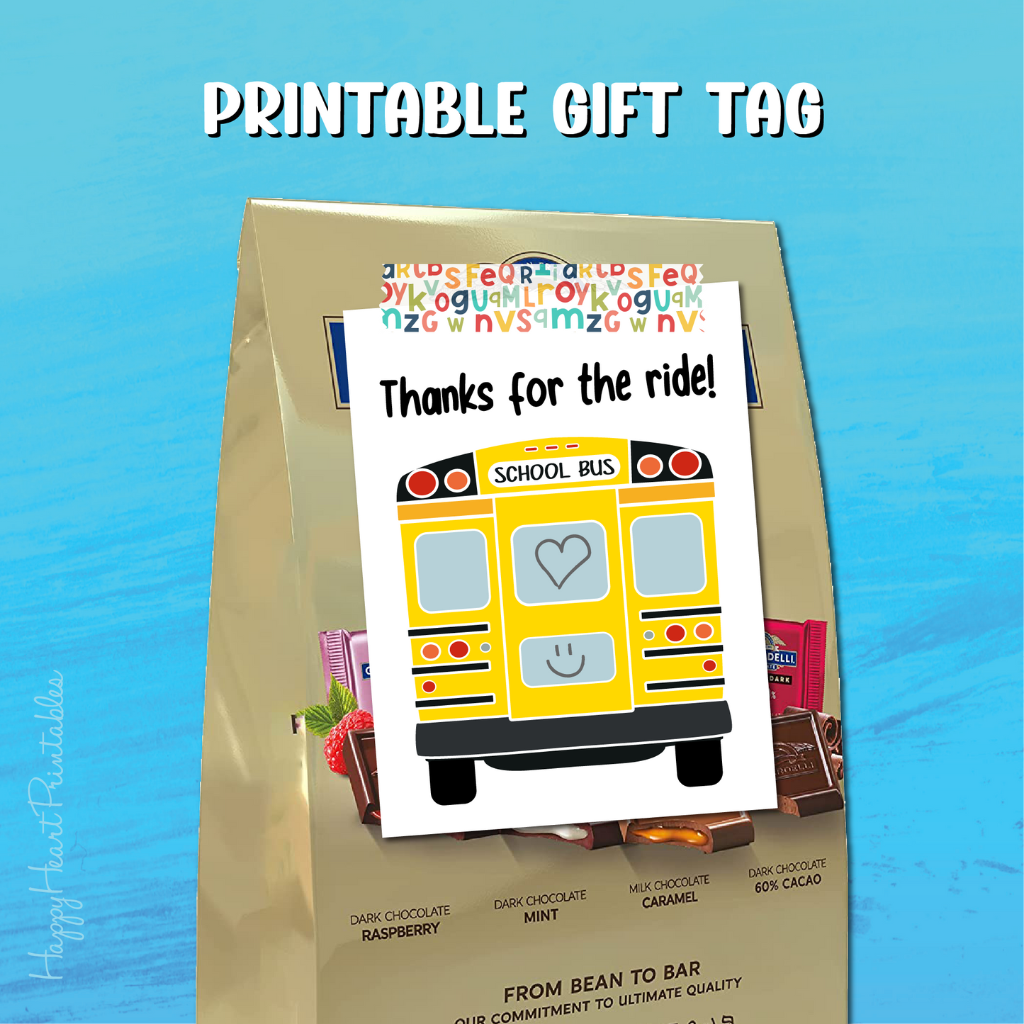 Bus Driver Appreciation Gift Tag