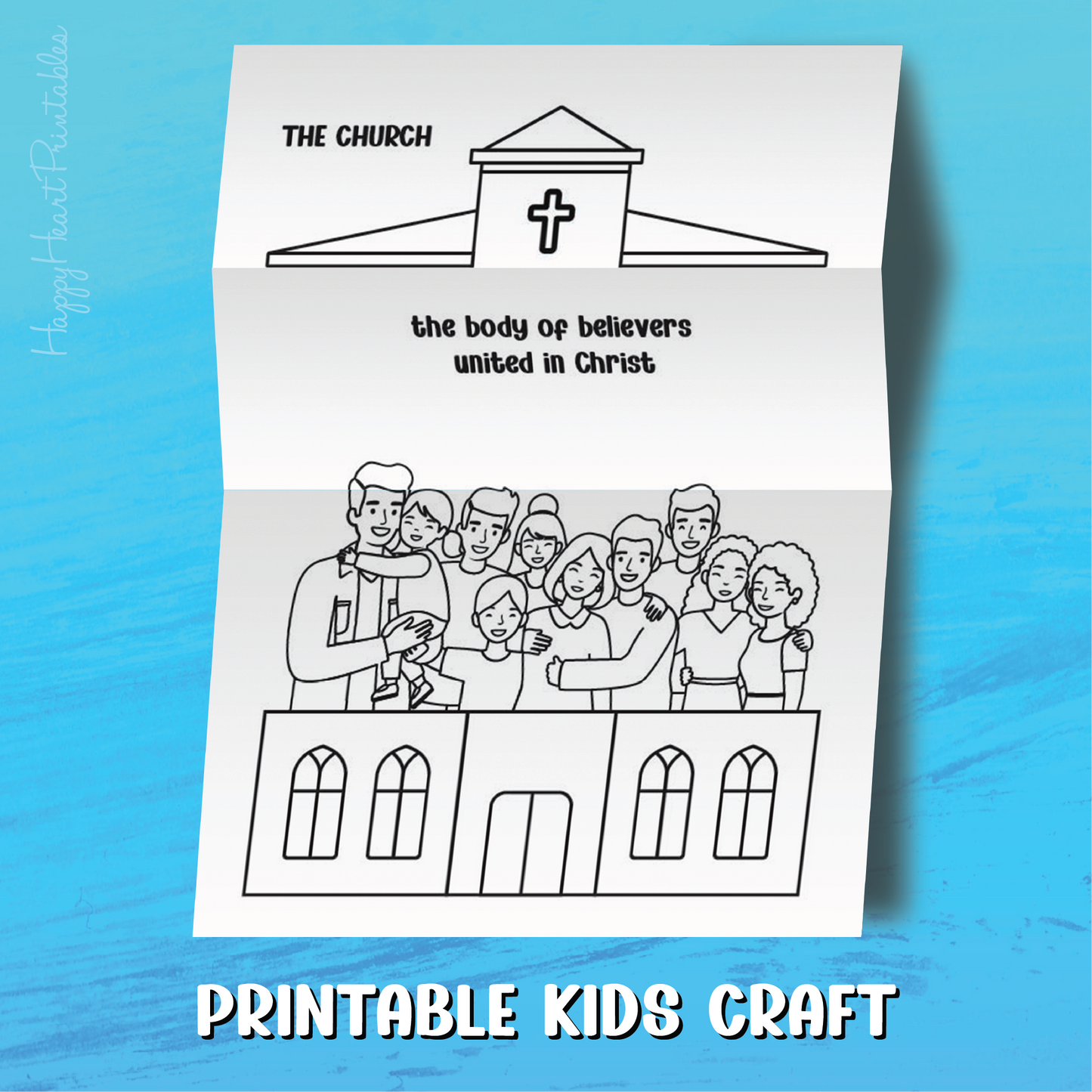 The Church Folding Surprise Bible Craft
