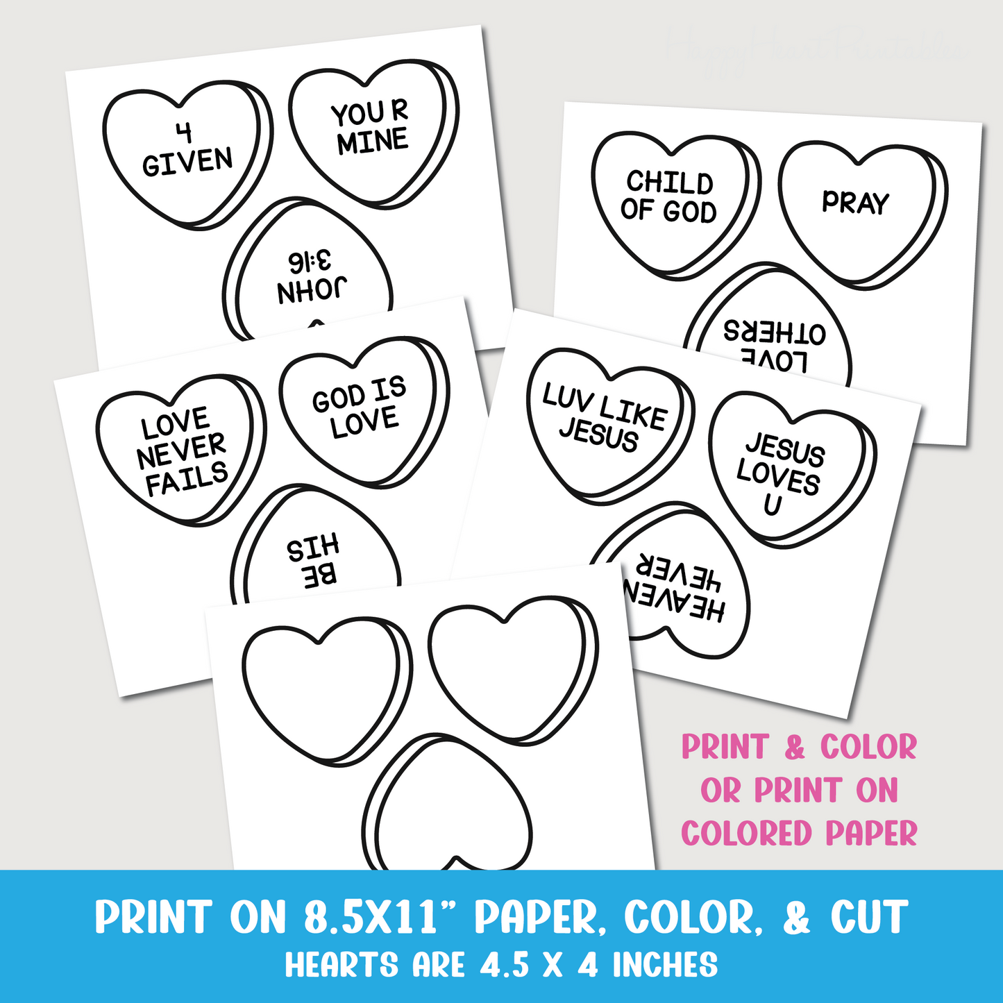 Christian Conversation Heart Banner