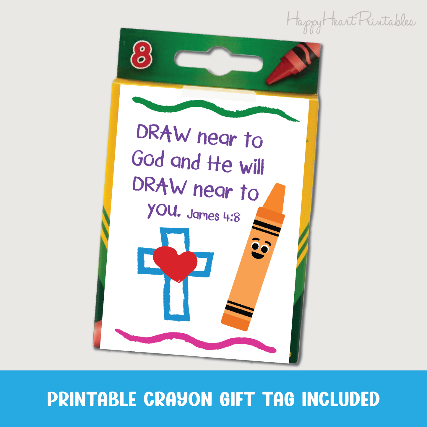 Printable Trunk or Treat Decorations - Crayons