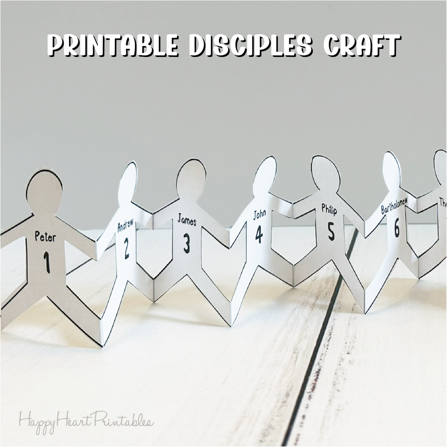 12 Disciples Paper Chain