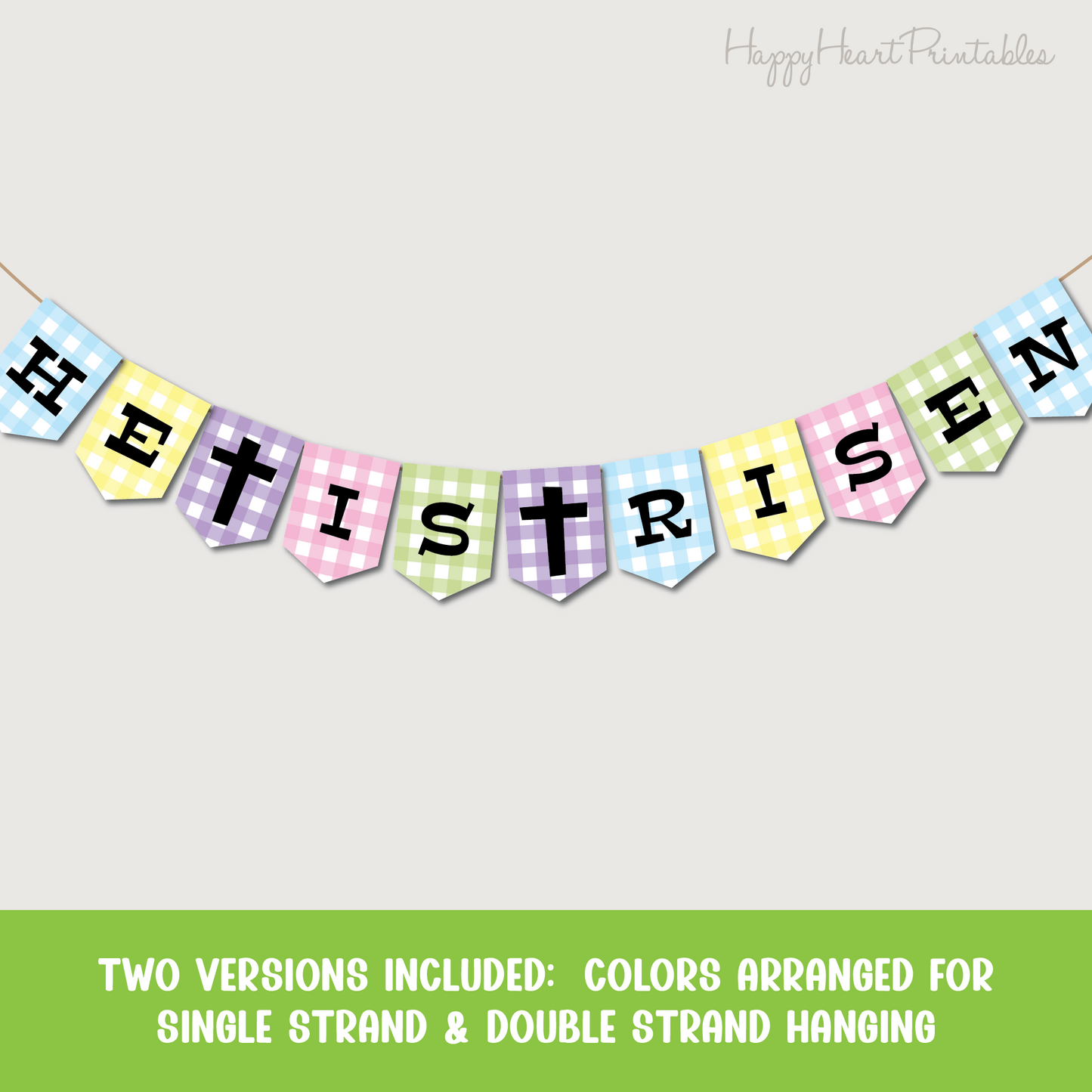 He Is Risen Banner - Printable Easter Banner