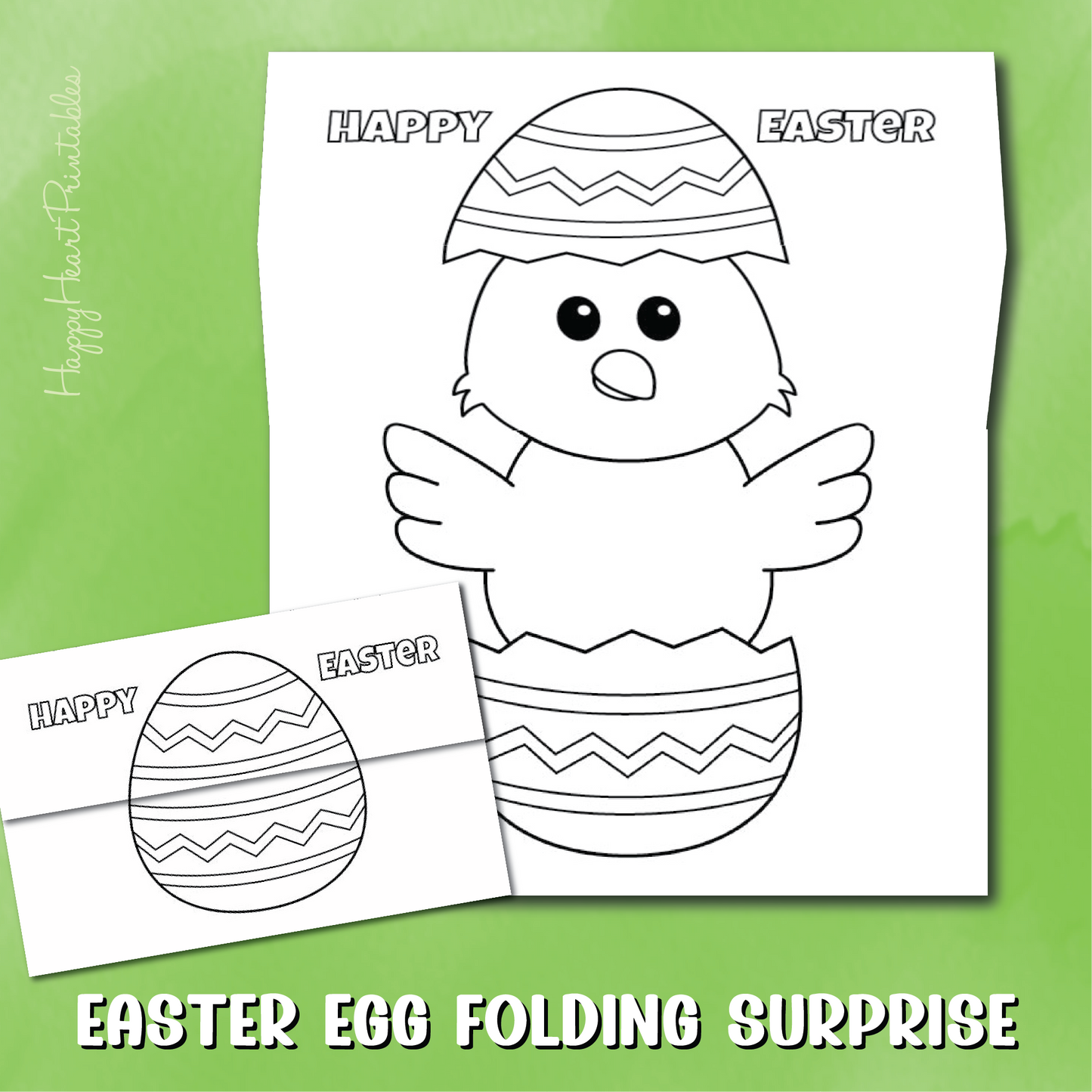 Easter Egg Folding Surprise Craft