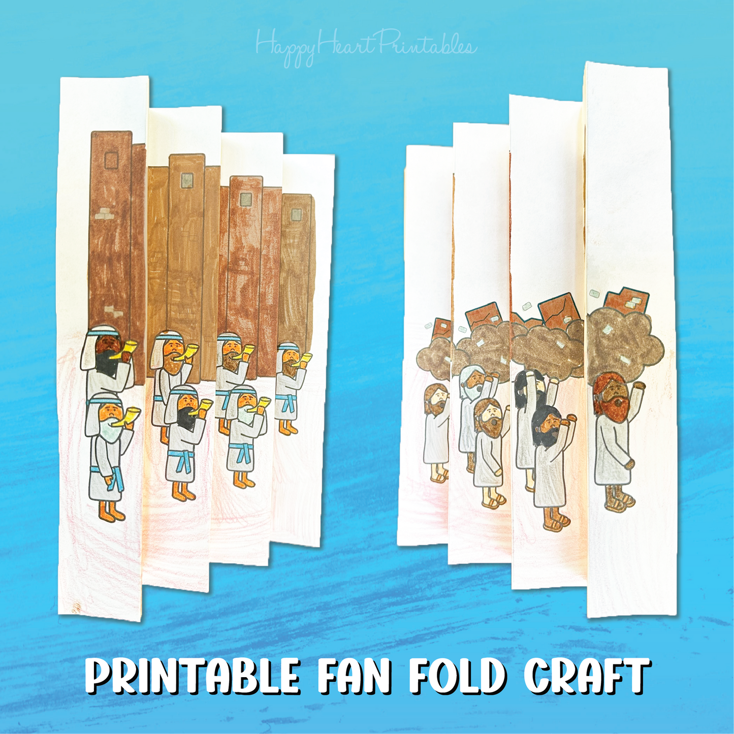 Walls of Jericho Fan Fold Craft