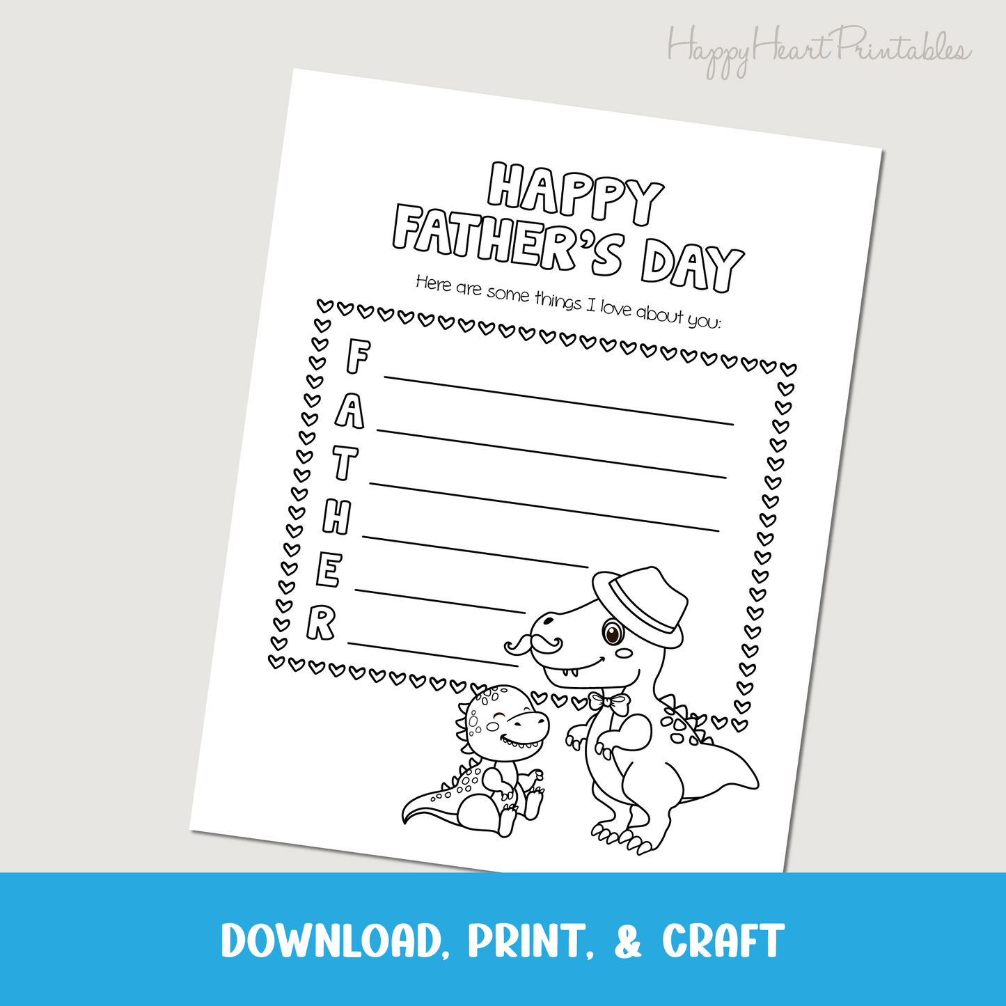 Father's Day Acrostic Poem