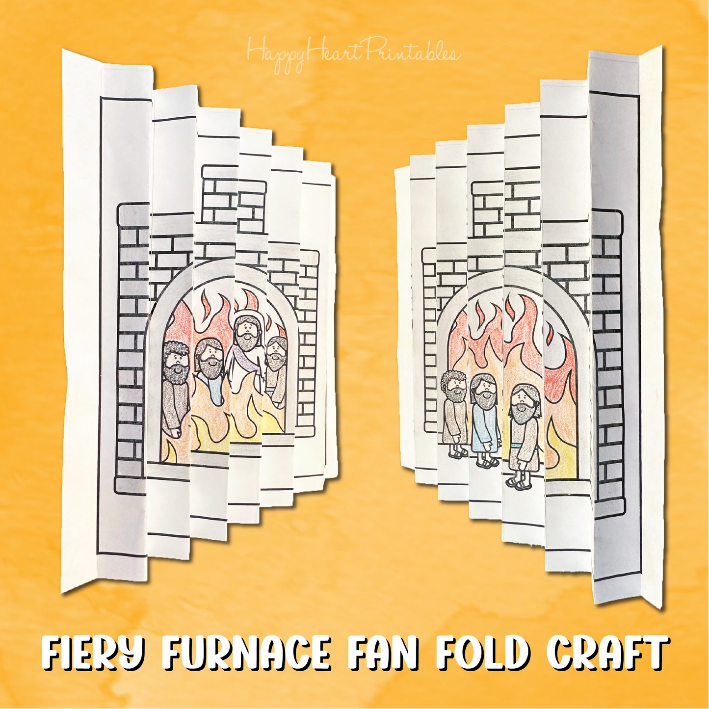 Blazing Furnace Fan Fold Craft
