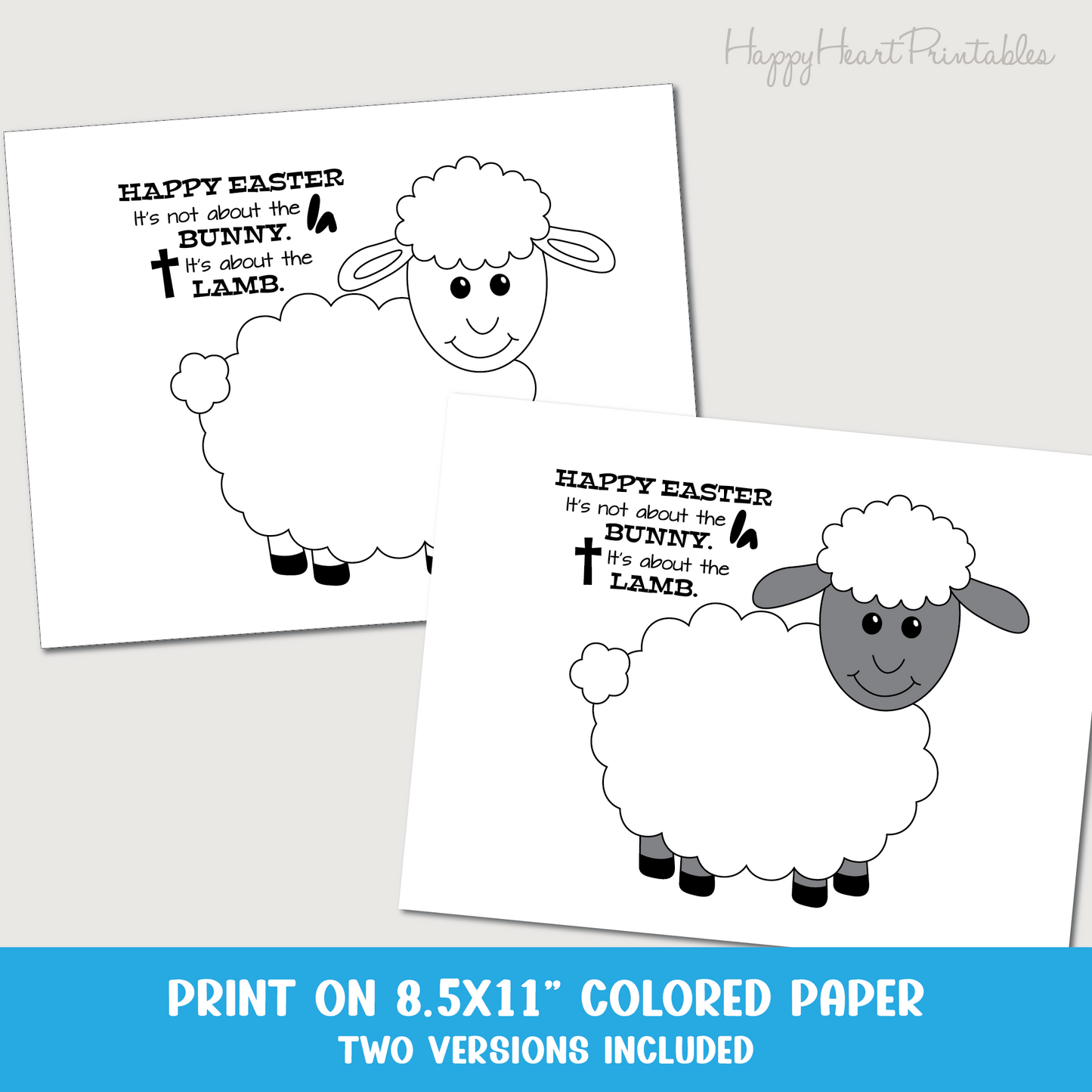 It's About the Lamb - Easter Fingerprint Craft