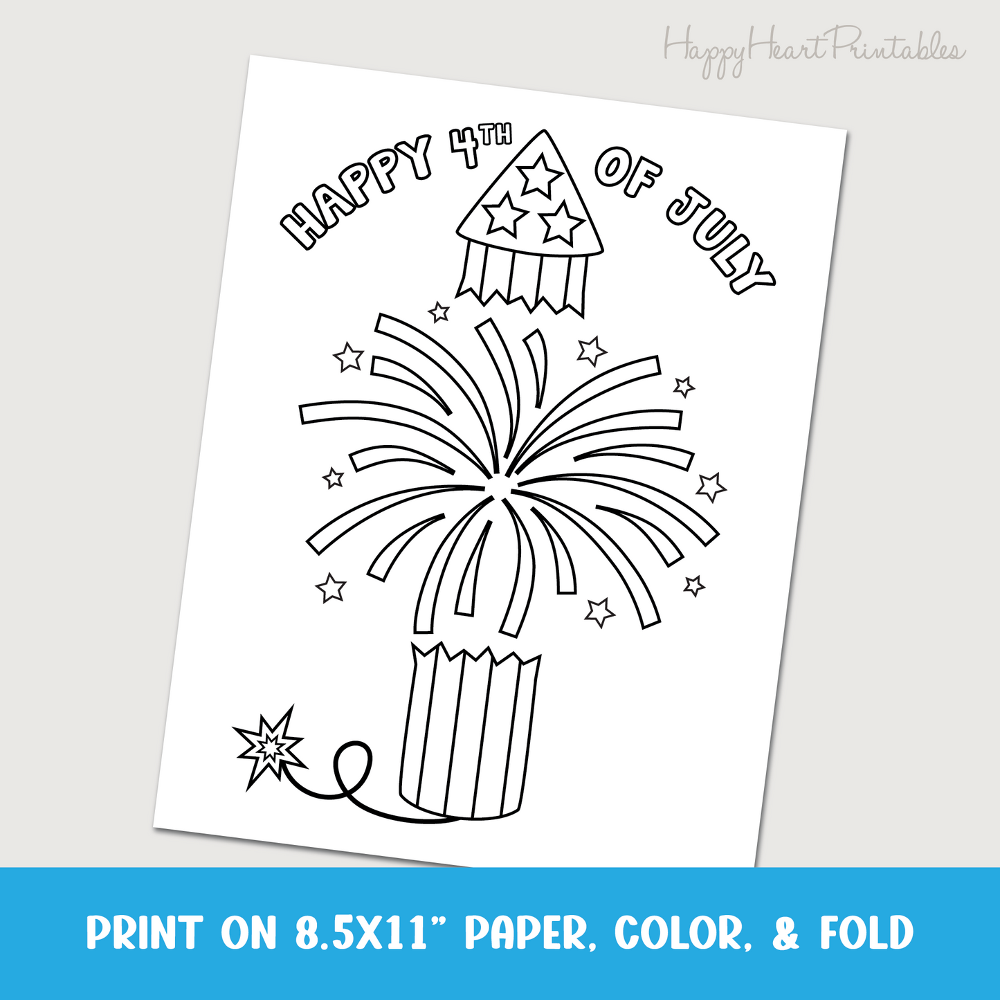 Firework Folding Surprise Craft