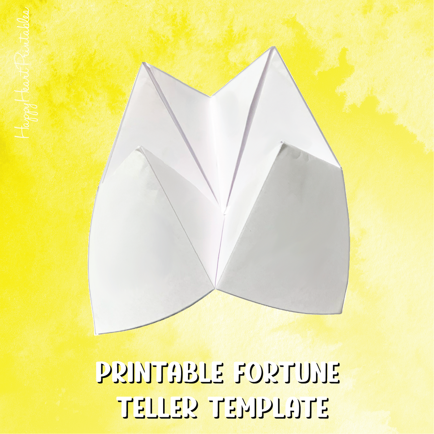 Fortune Teller Blank Template