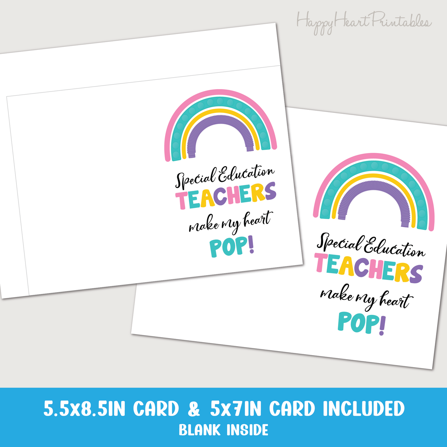Special Education Teacher Appreciation Card - Printable