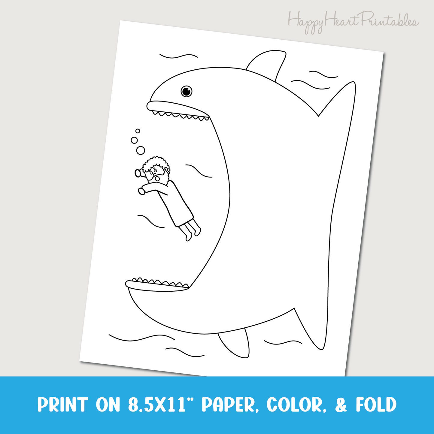 Jonah and the Big Fish Folding Surprise