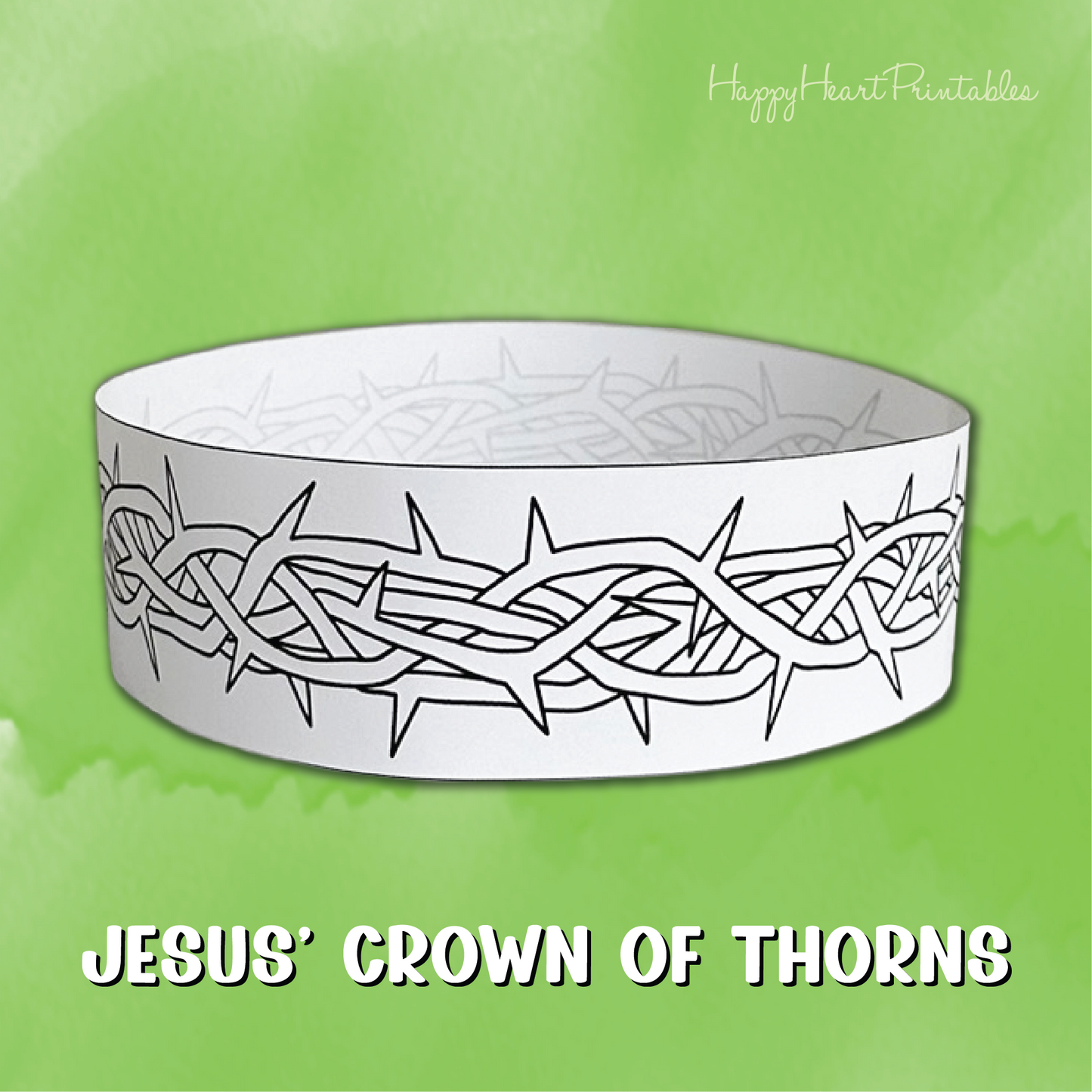 Printable Crown of Thorns