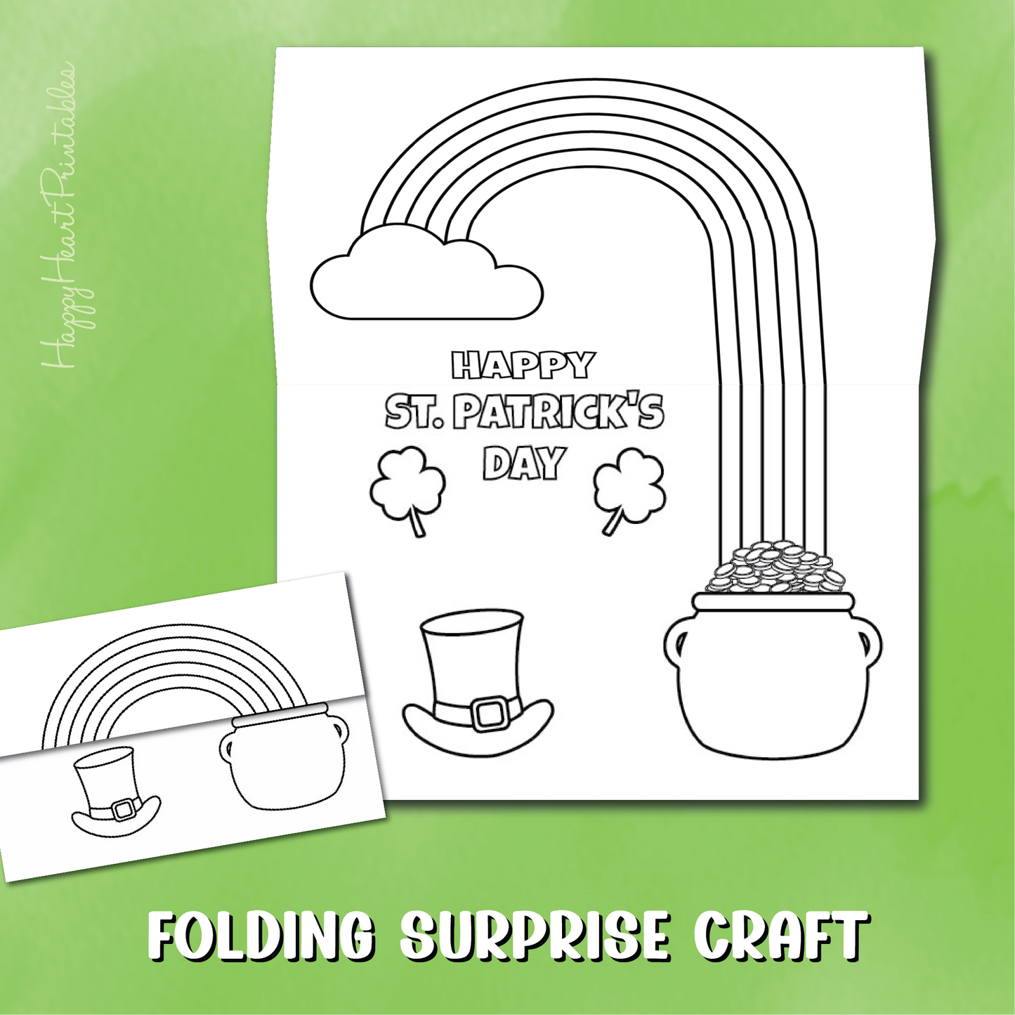St. Patrick's Folding Surprise Craft