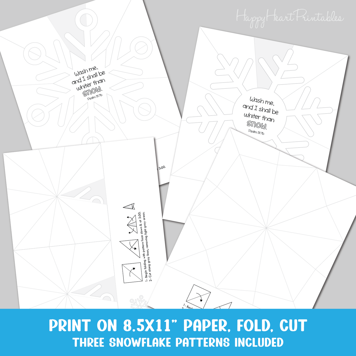 Printable Snowflake Patterns - Whiter Than Snow