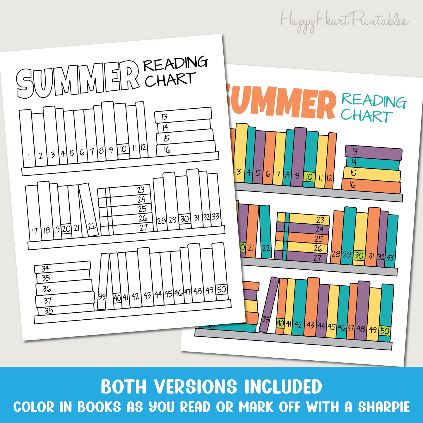 Printable Summer Reading Chart