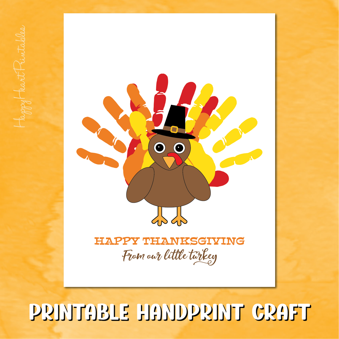 Handprint Turkey Thanksgiving Craft