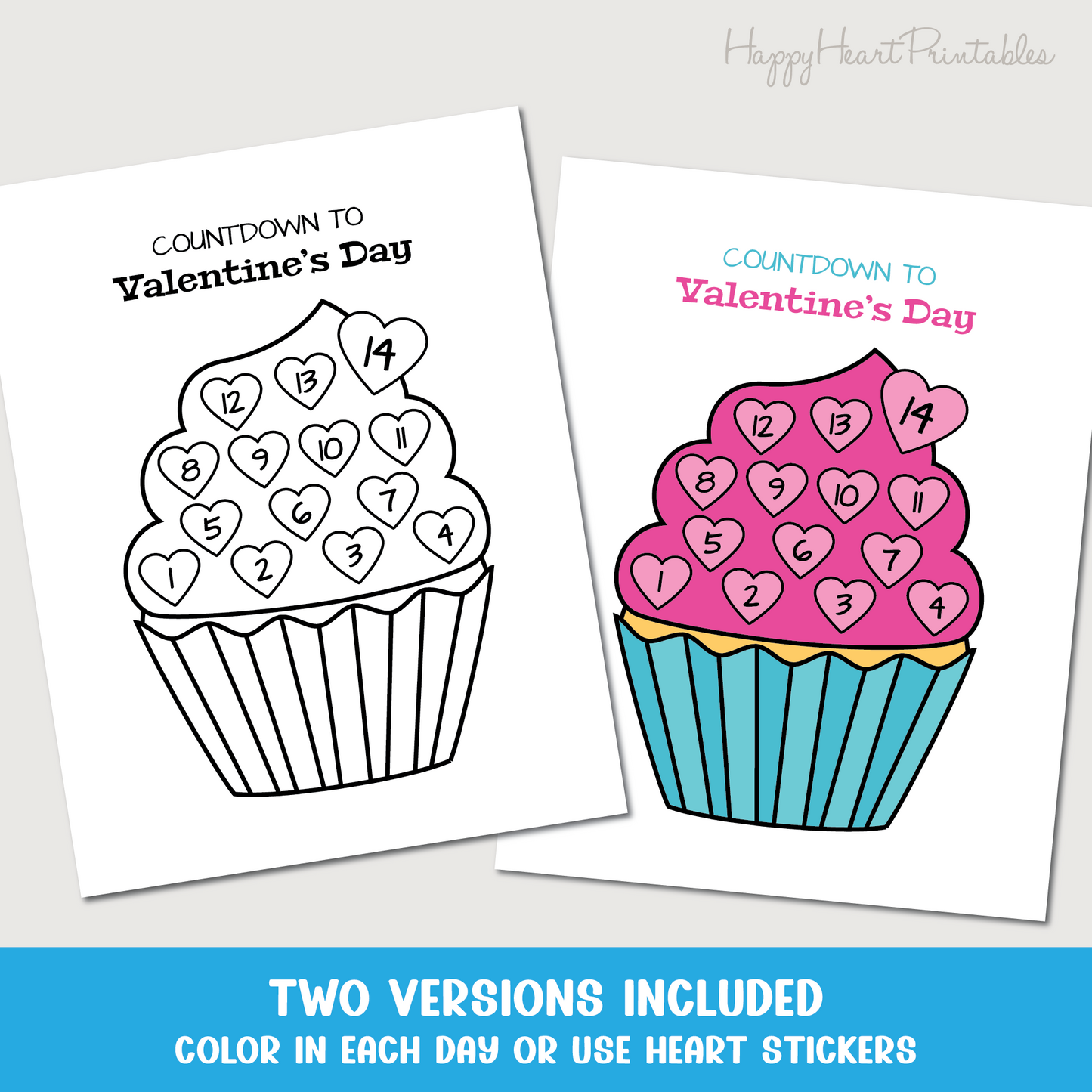 Printable Valentine's Day Countdown