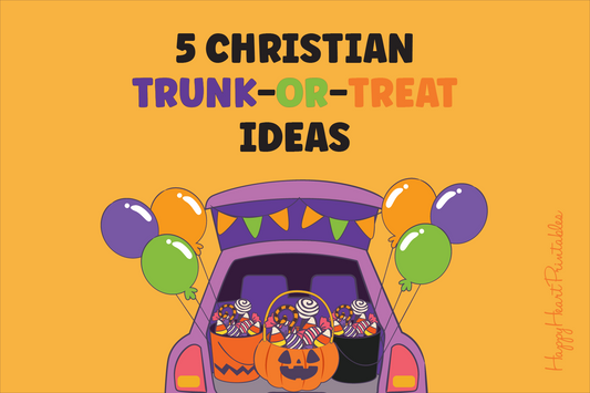 5 Christian Trunk or Treat Printable Decoration Ideas