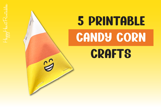 Printable Candy Corn Crafts That Kids will Adore