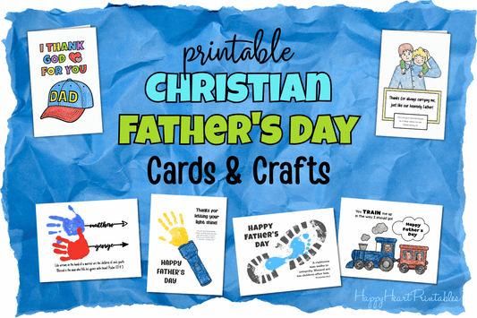 Printable Christian Father's Day Cards & Crafts