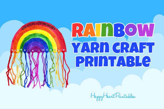 Rainbow Yarn Craft Printable
