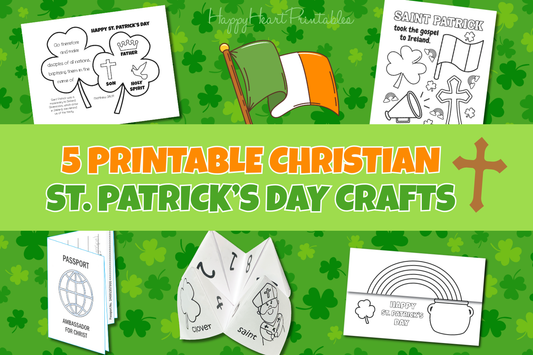 5 Printable Christian St. Patrick's Day Crafts