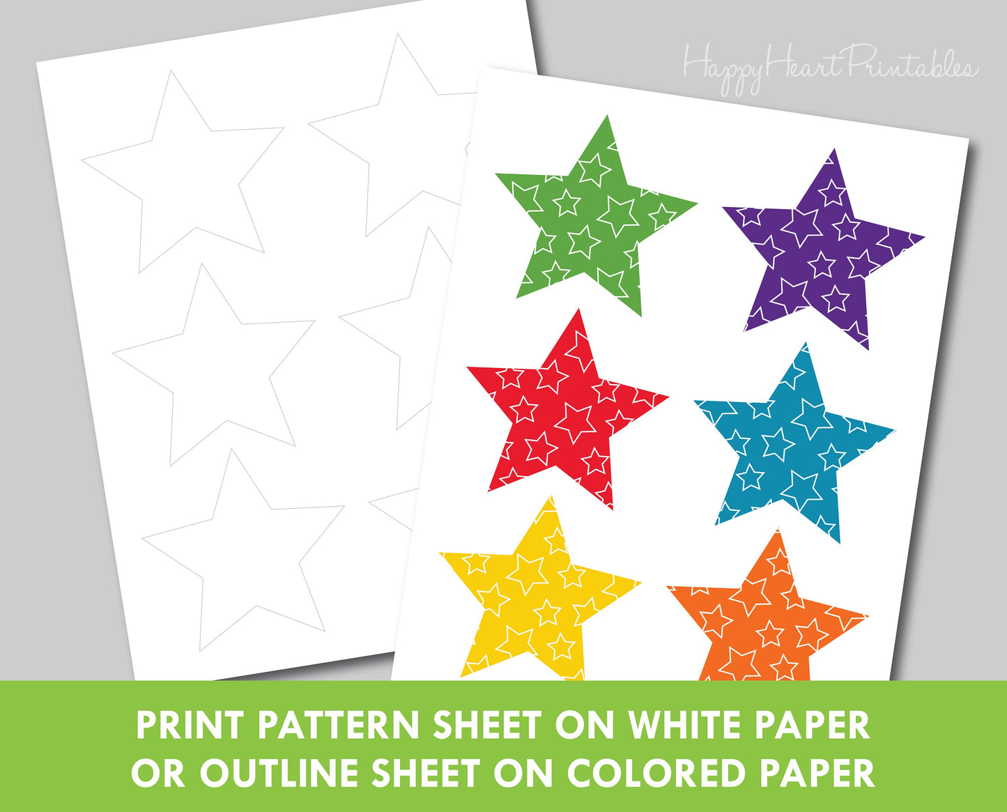 Printable Star Christmas Ornament