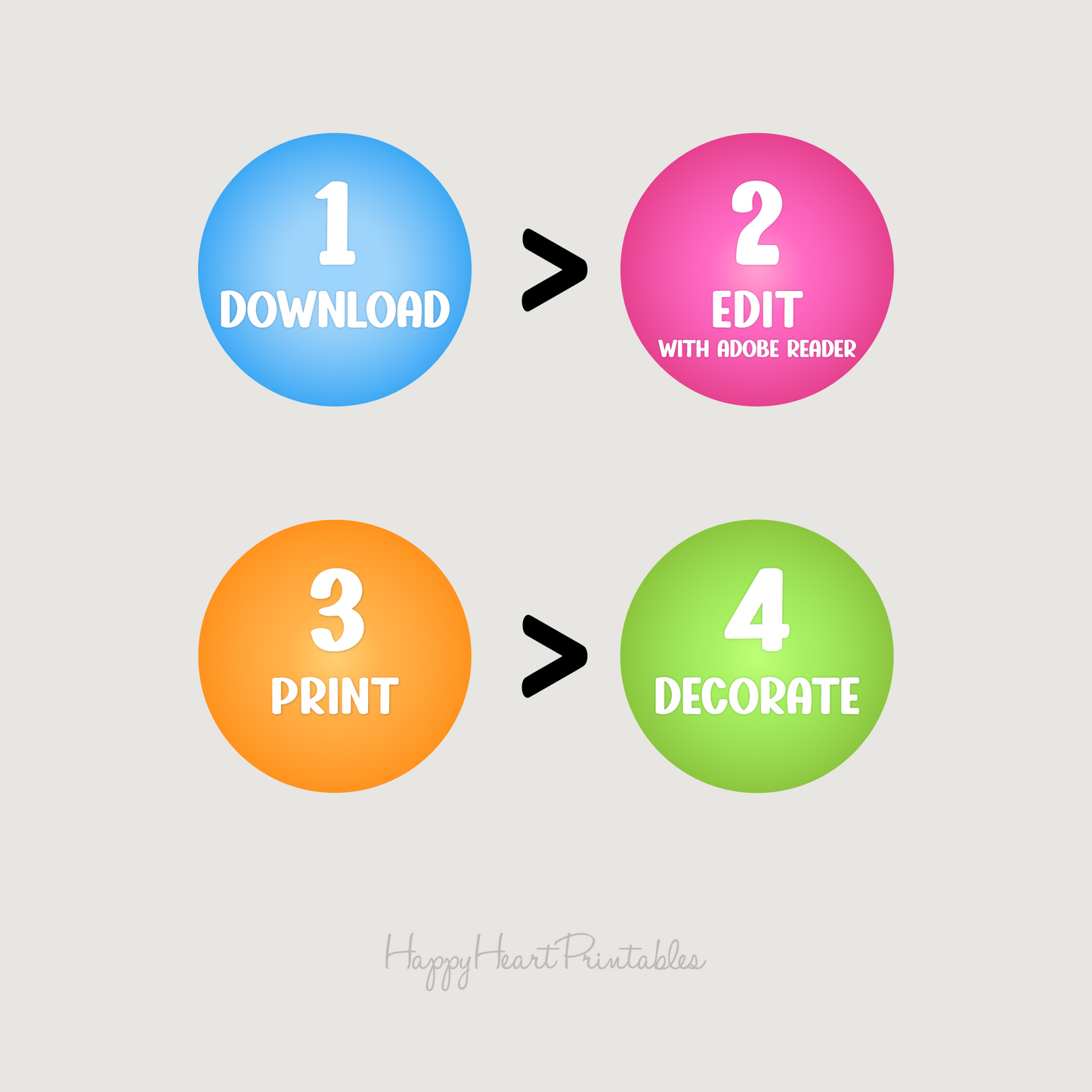 Editable Square Banner - Printable Square Banner Template