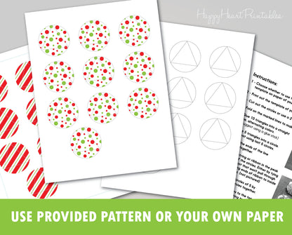 Printable Paper Christmas Ornament - DIY Christmas Ornament