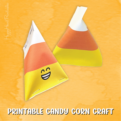 3D Candy Corn Craft