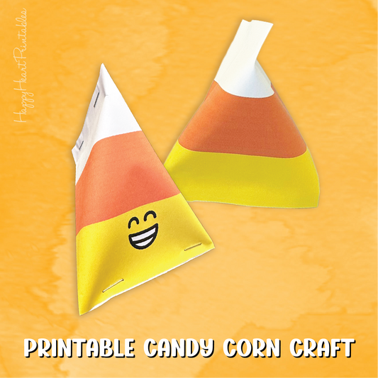 3D Candy Corn Craft