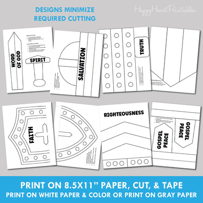 Printable Wearable Armor of God