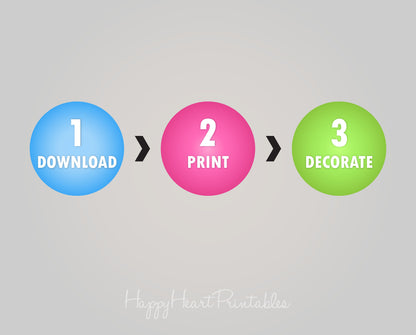 Printable Banner Pattern - Banner Template - Create your own banner