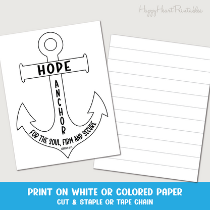 Anchor for the Soul Bible Craft