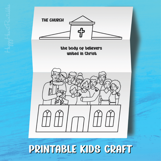 The Church Folding Surprise Bible Craft