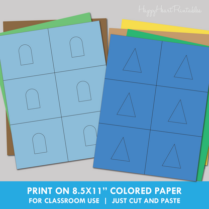 Printable Nativity Craft - Cut and Paste Manger Scene