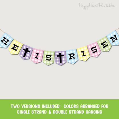 He Is Risen Banner - Printable Easter Banner
