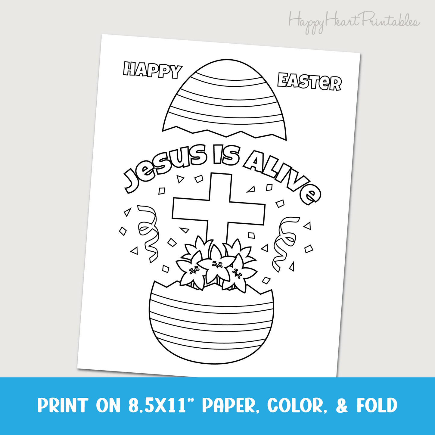 Jesus Is Alive Folding Surprise Craft