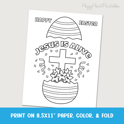 Jesus Is Alive Folding Surprise Craft