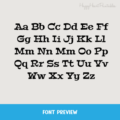 Editable Banner Pattern With Serif Font - Printable Banner Template - DIY Flag Banner
