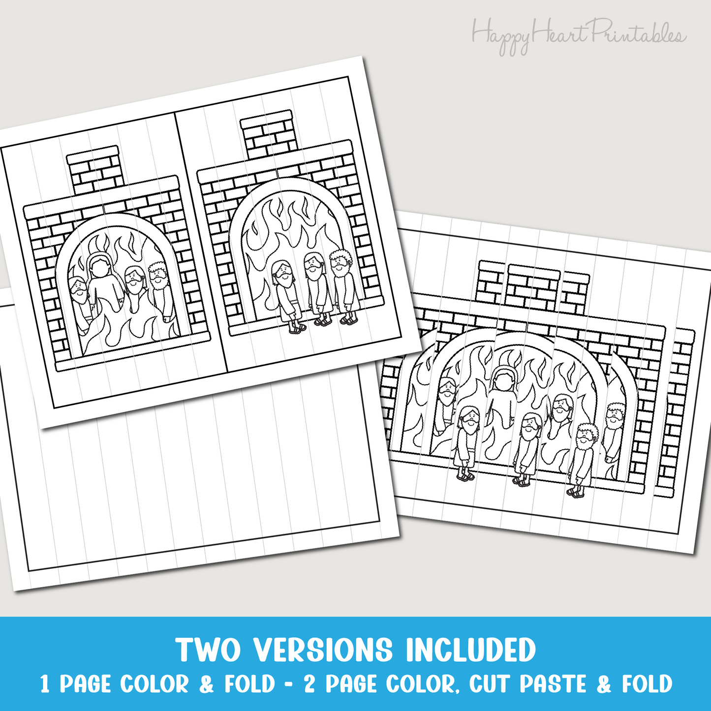 Blazing Furnace Fan Fold Craft