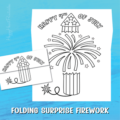 Firework Folding Surprise Craft