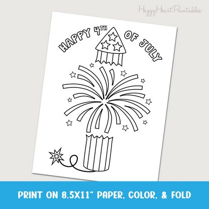 Firework Folding Surprise Craft