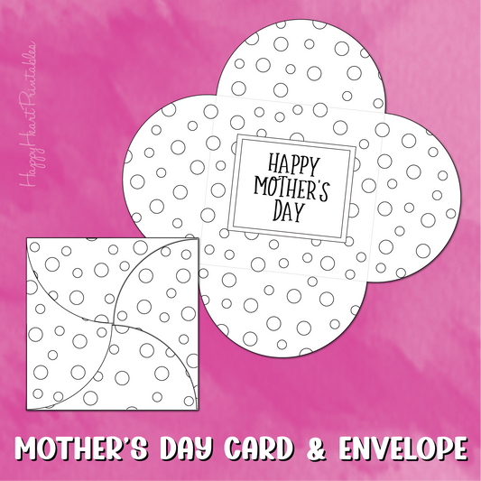 Mother's Day Printable Envelope Card